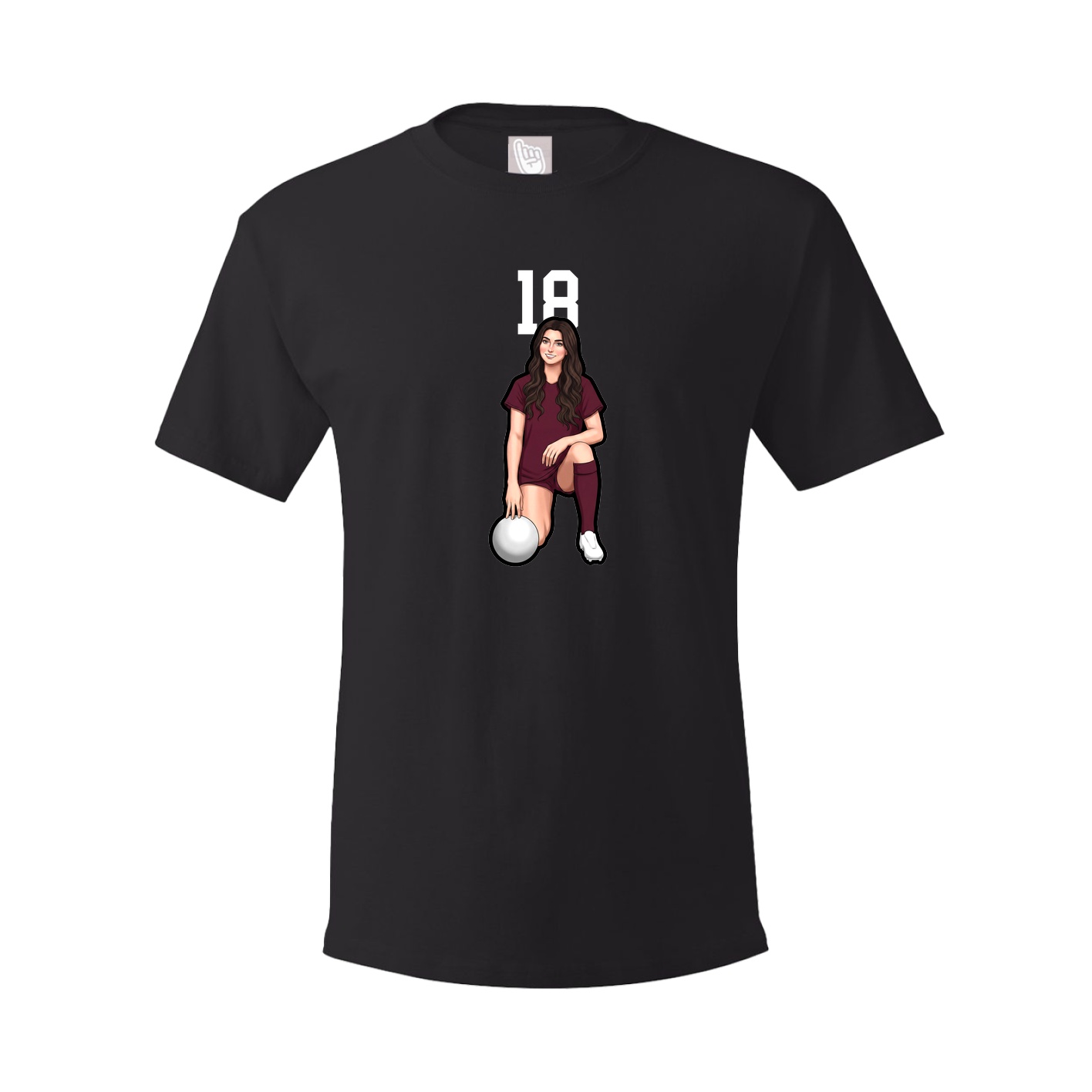 Tee — Number Top in Black