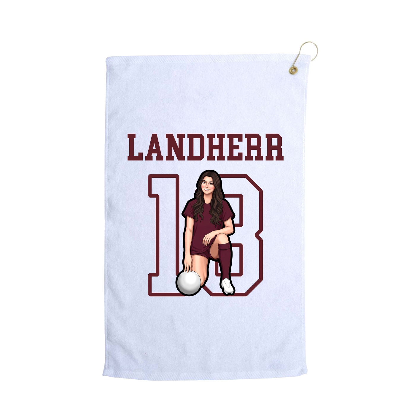 Golf Towel — Shirsey in White