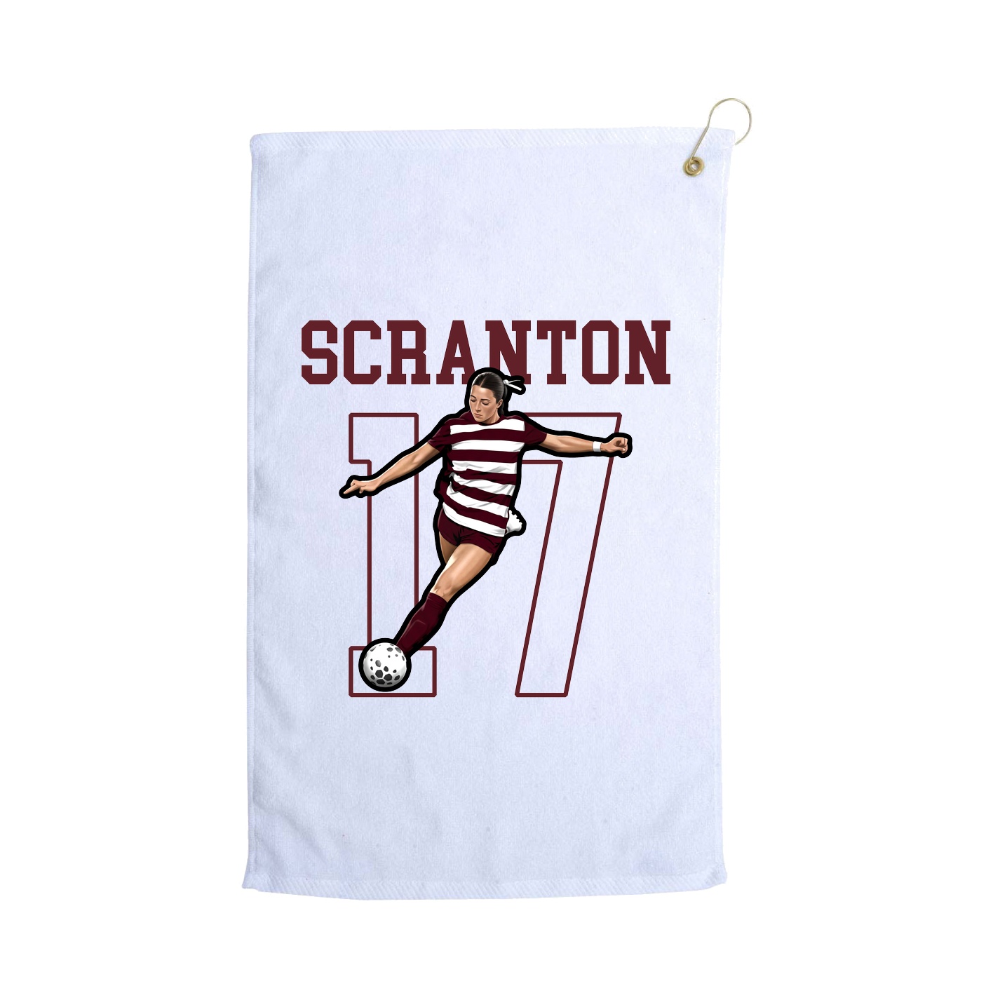 Golf Towel — Shirsey in White