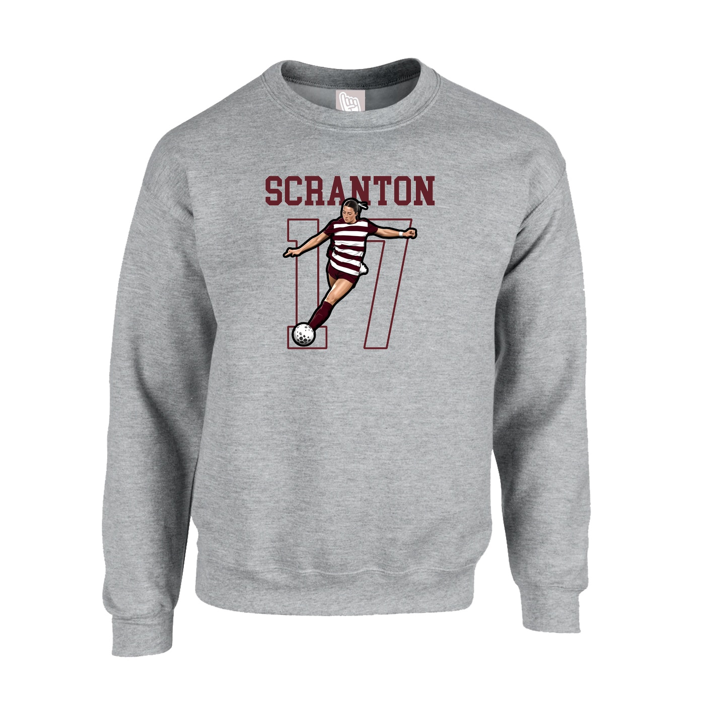 Fleece Crew — Shirsey in Grey