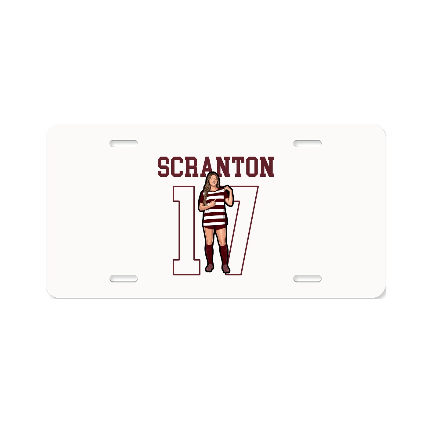 License Plate — Shirsey in Classic