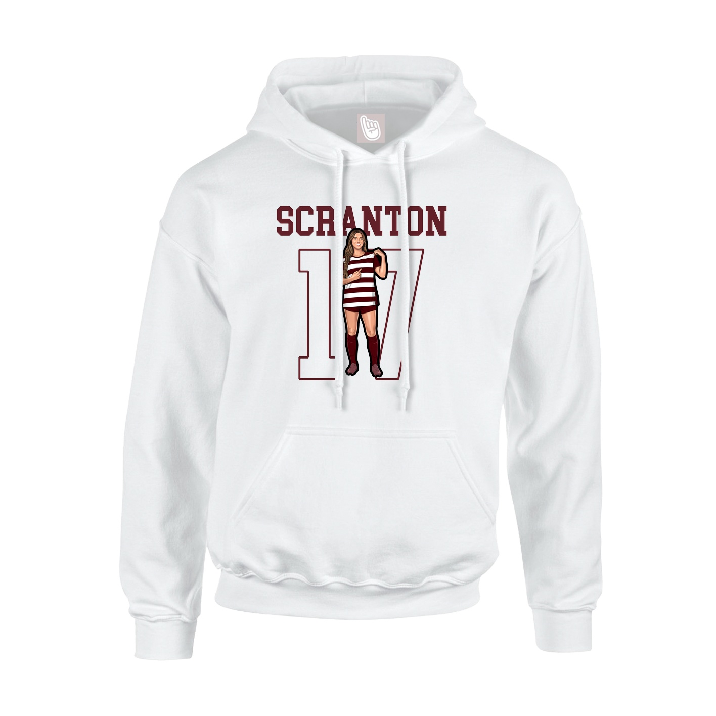 Youth Hoodie — Shirsey in White