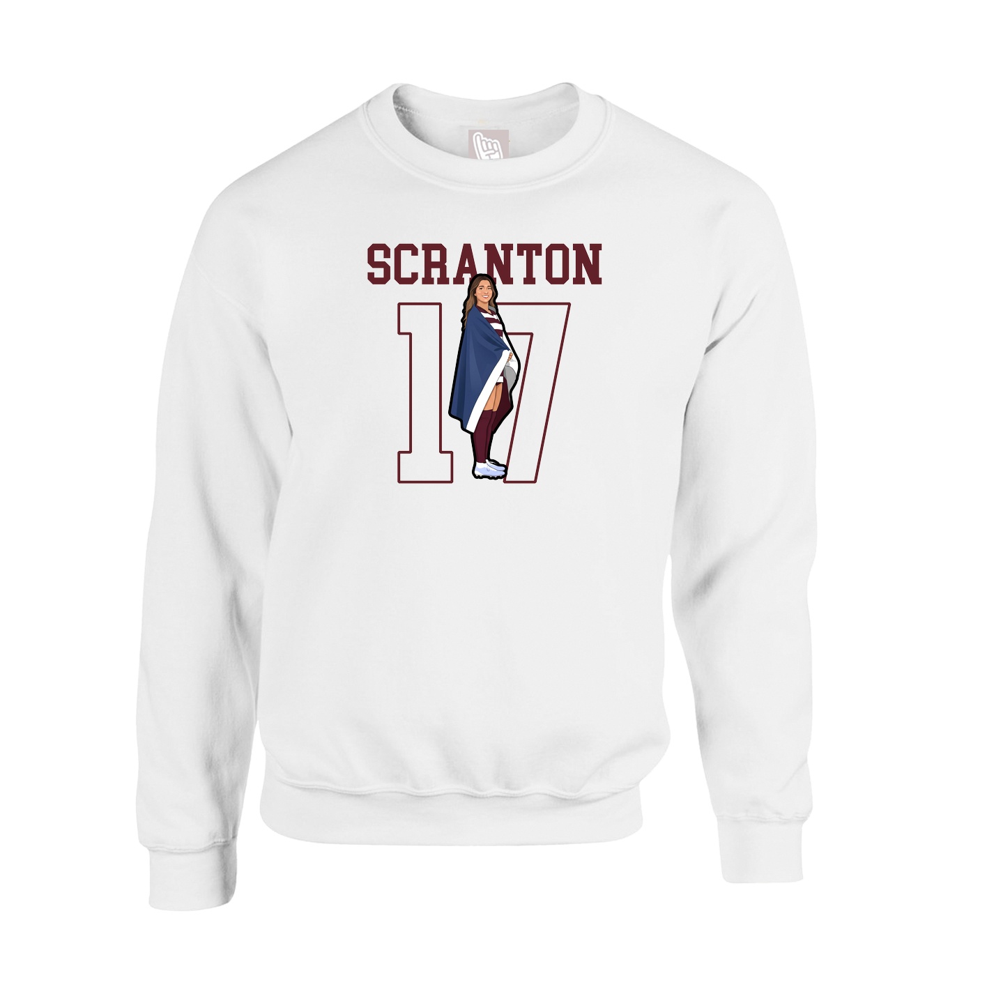 Fleece Crew — Shirsey in White