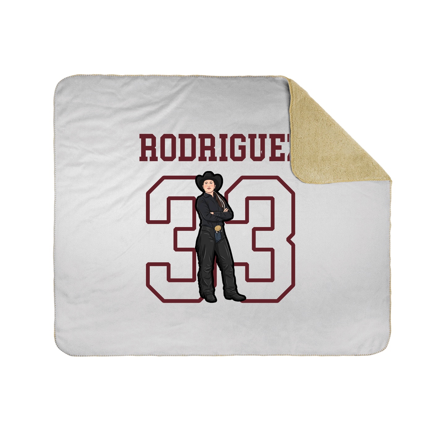 Throw Blanket — Shirsey in White
