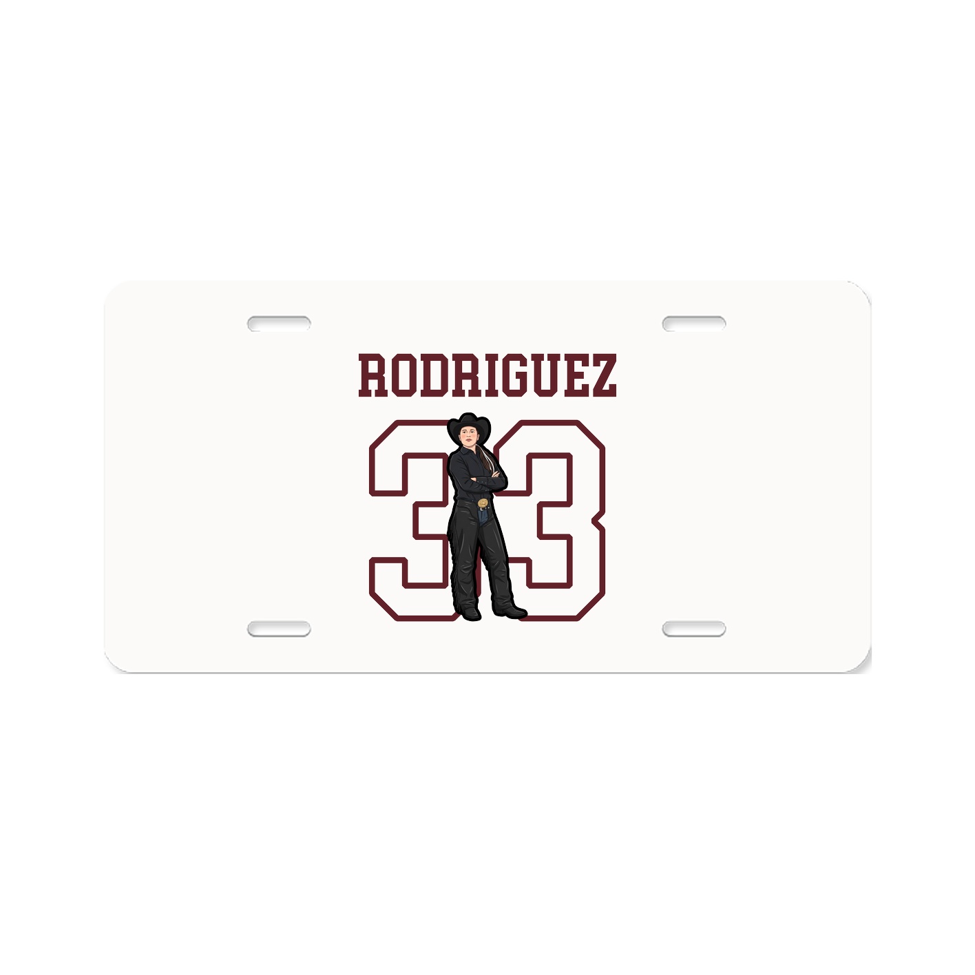 License Plate — Shirsey in Classic