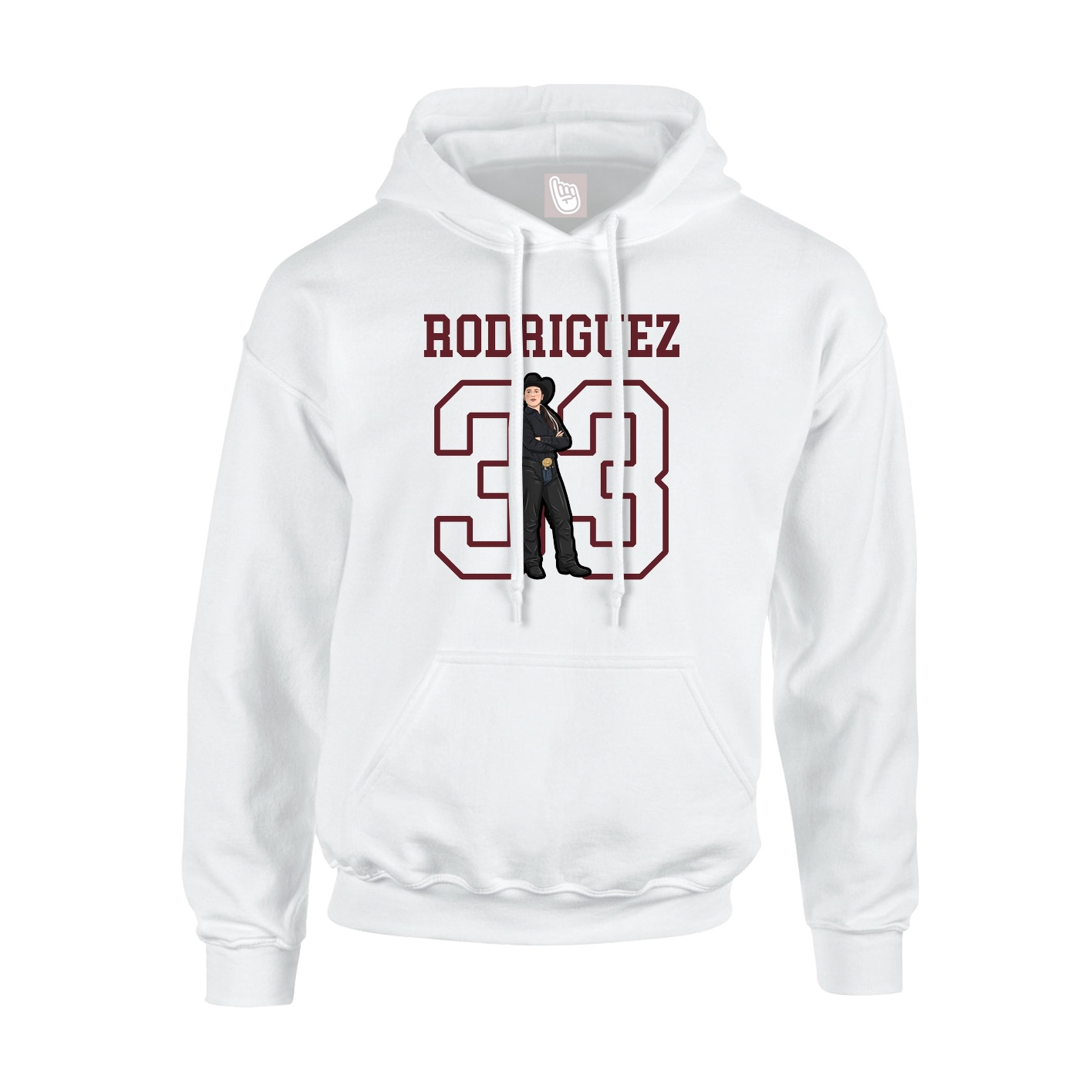 Hoodie — Shirsey in White
