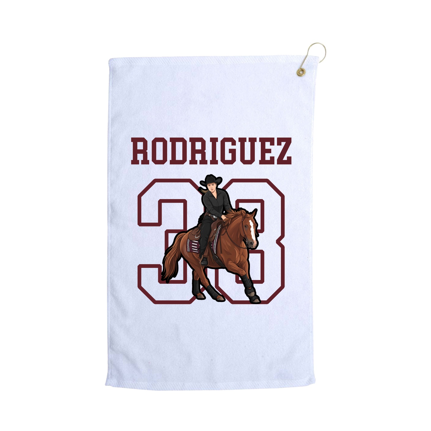 Golf Towel — Shirsey in White