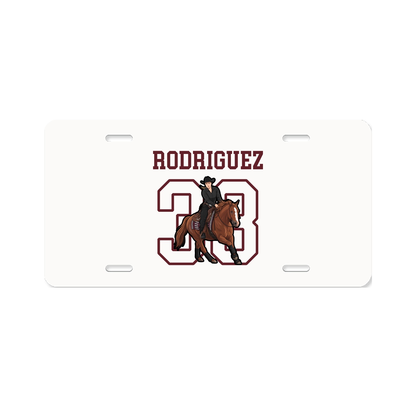 License Plate — Shirsey in Classic