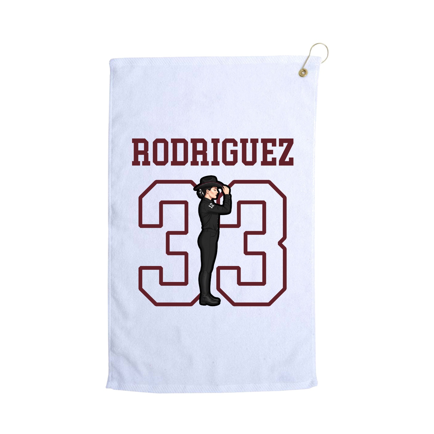 Golf Towel — Shirsey in White