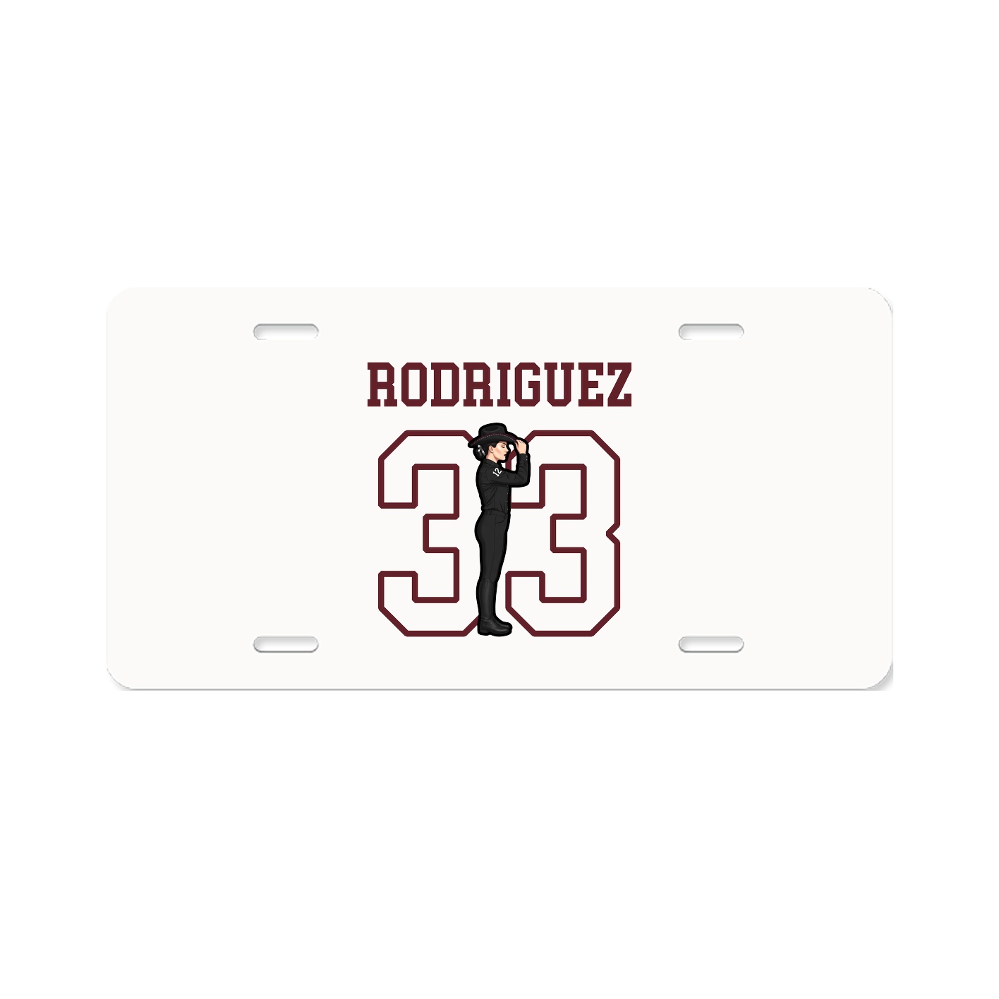 License Plate — Shirsey in Classic