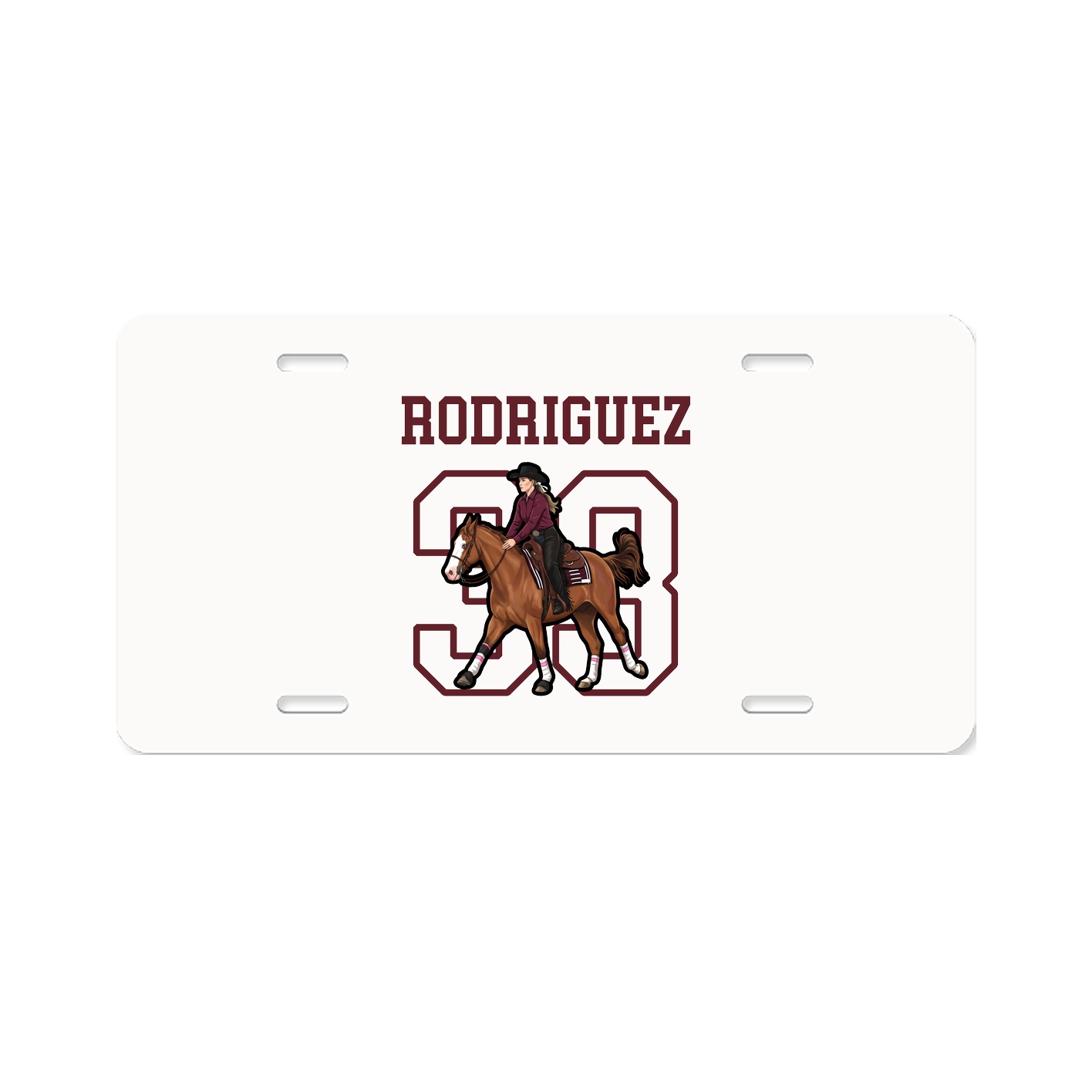 License Plate — Shirsey in Classic