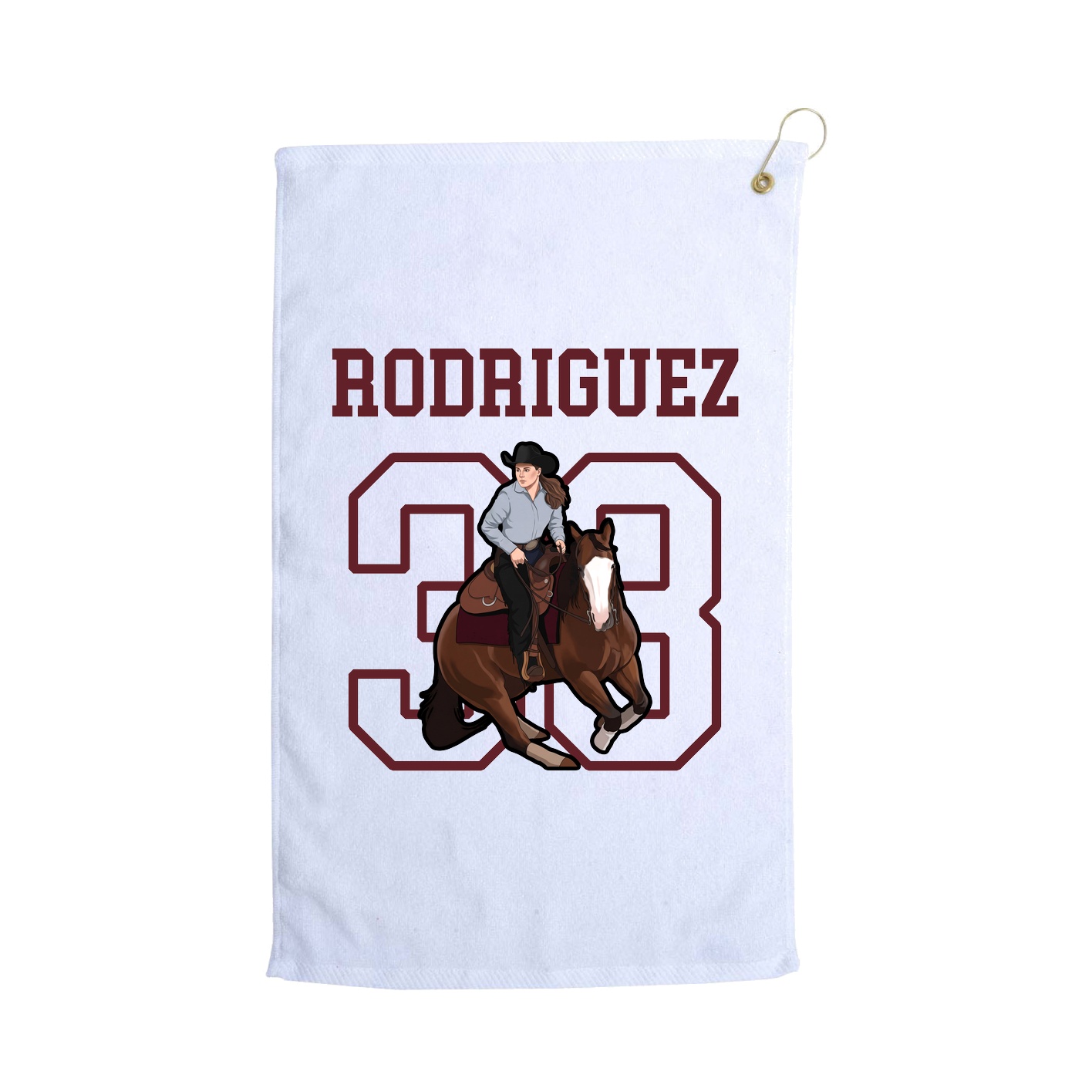 Golf Towel — Shirsey in White