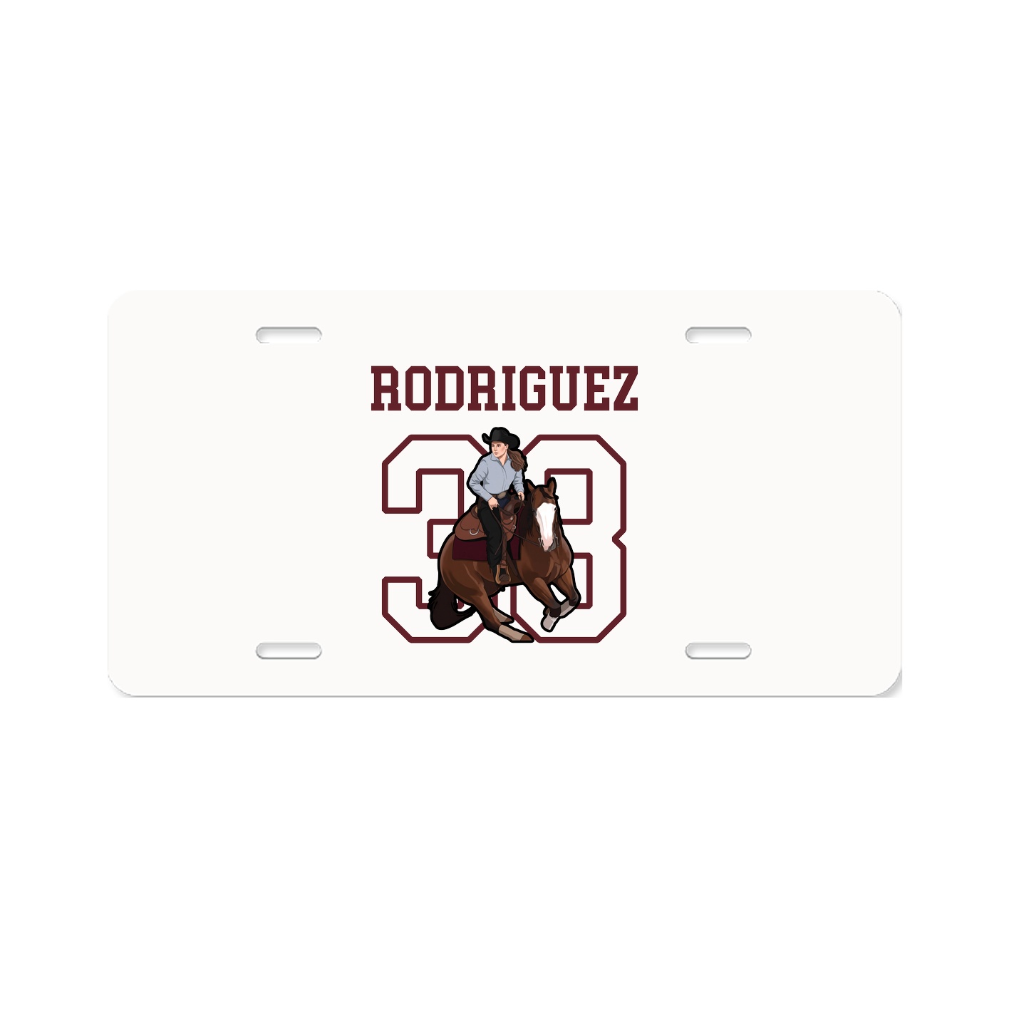 License Plate — Shirsey in Classic