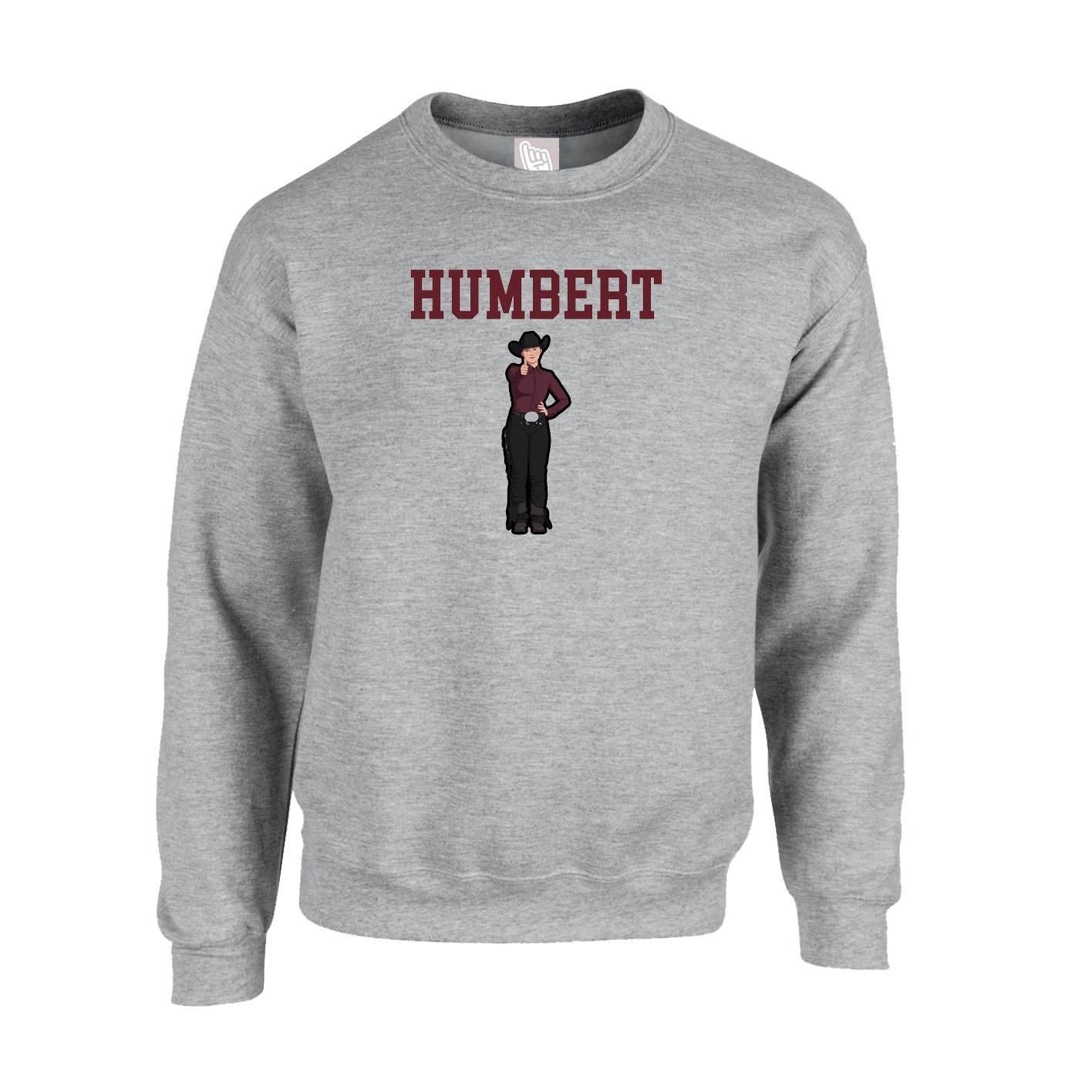 Fleece Crew — Shirsey in Grey