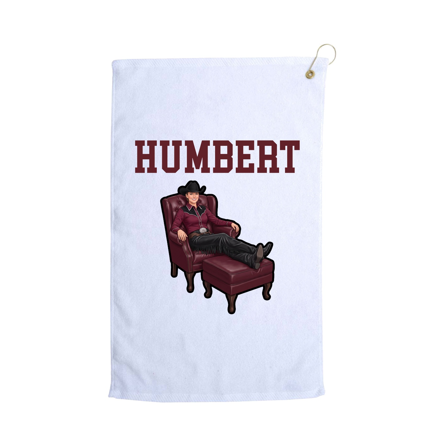 Golf Towel — Shirsey in White