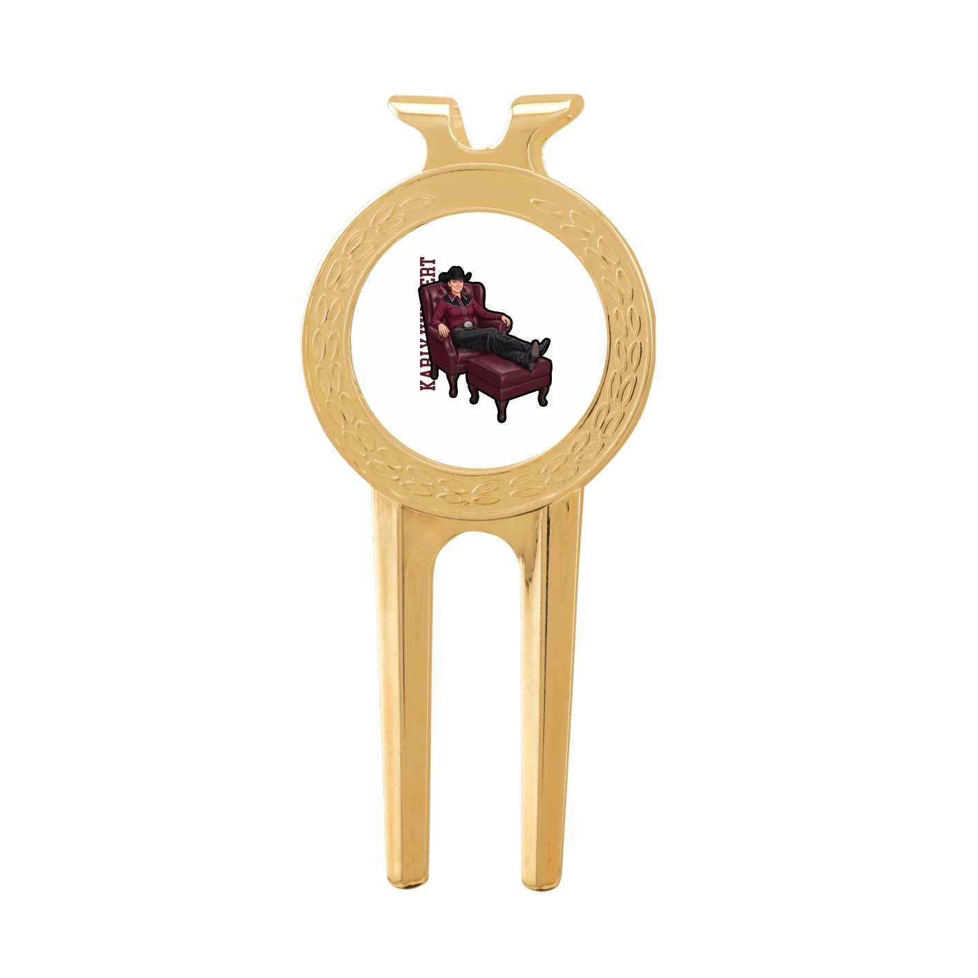 Divot Tool with Ball Marker — Name Vertical in Classic