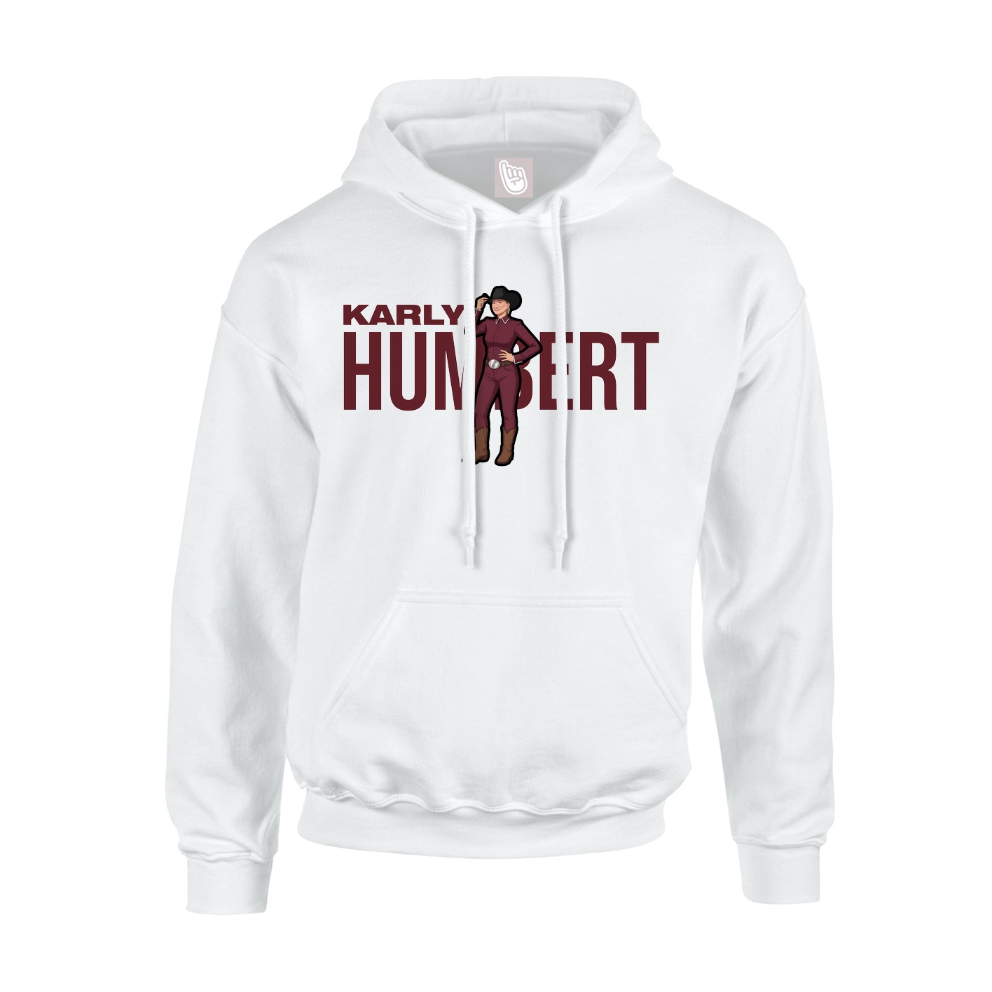 Hoodie — Player Name in White