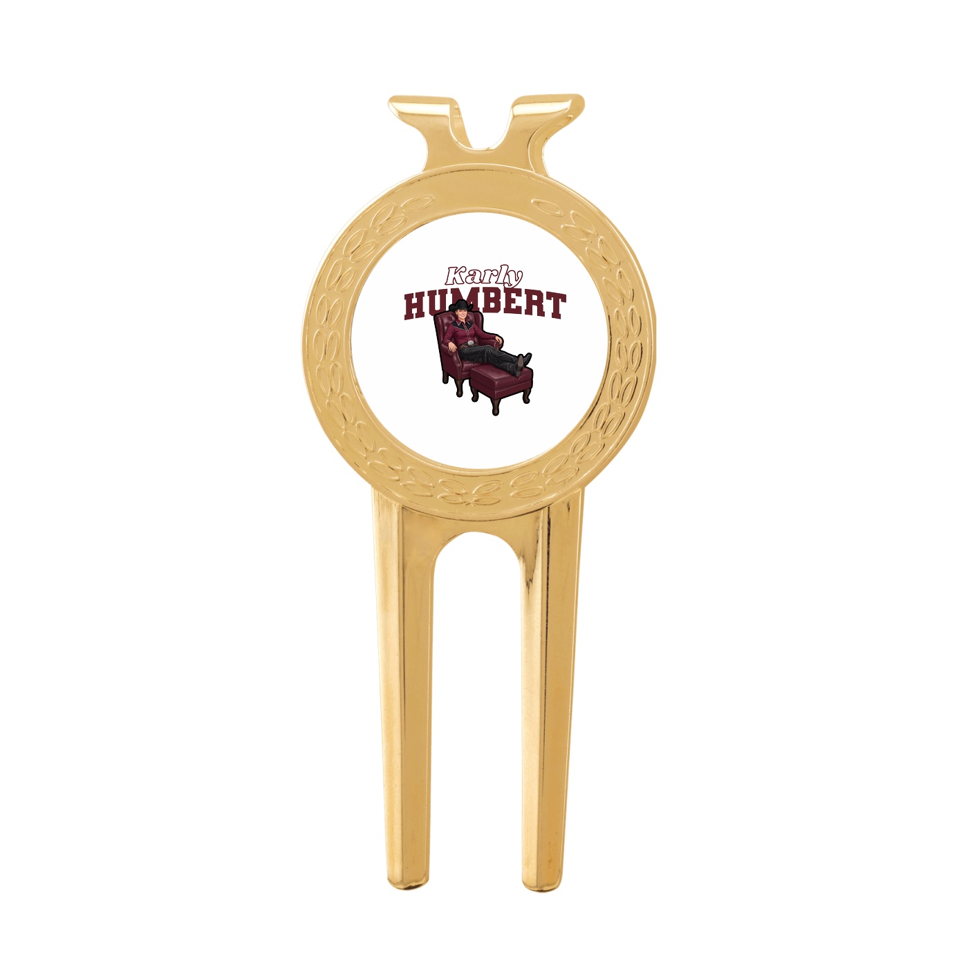 Divot Tool with Ball Marker — Name Arch in Classic