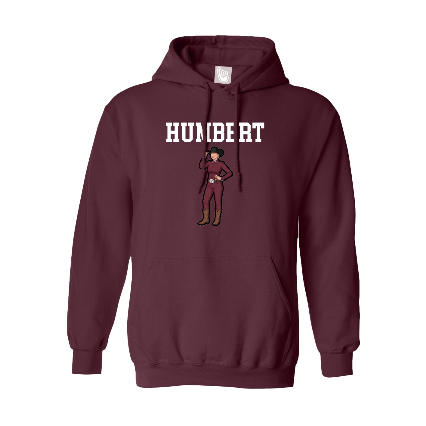 Hoodie — Shirsey in Maroon
