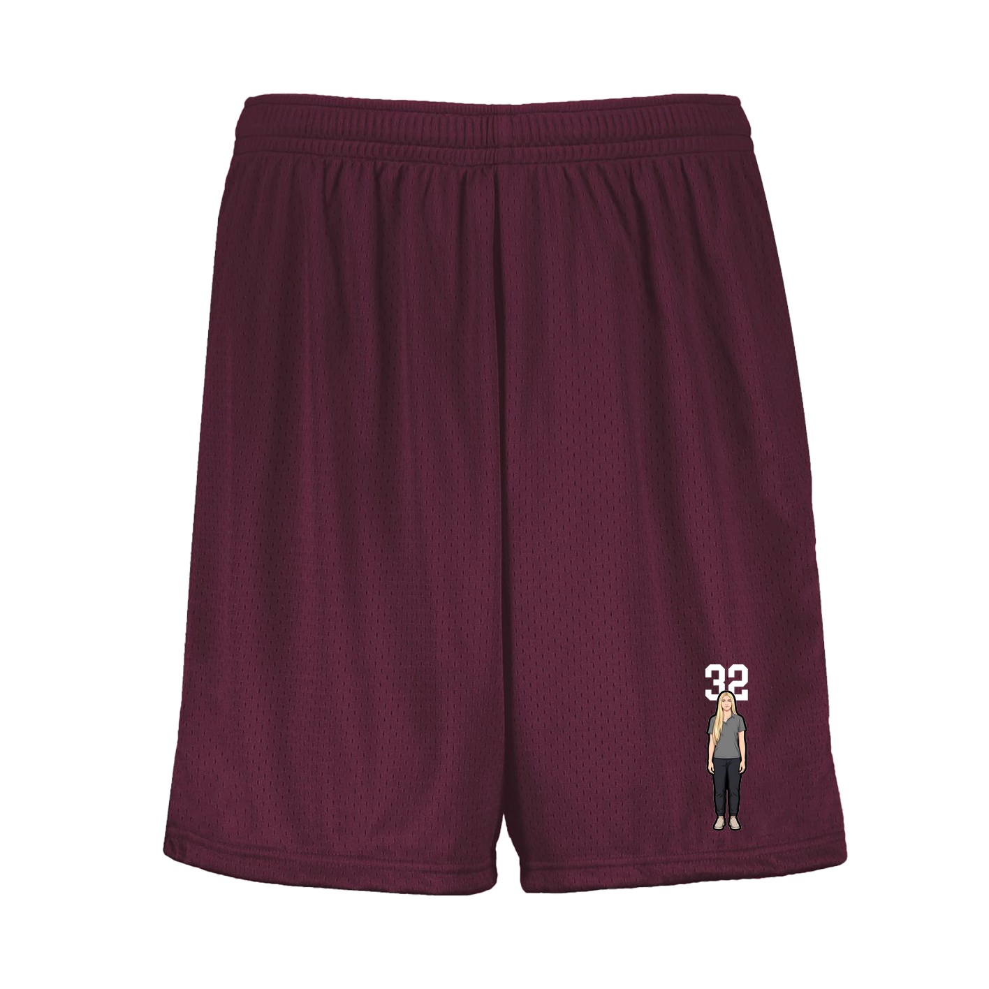 Shorts — Number Top in Maroon