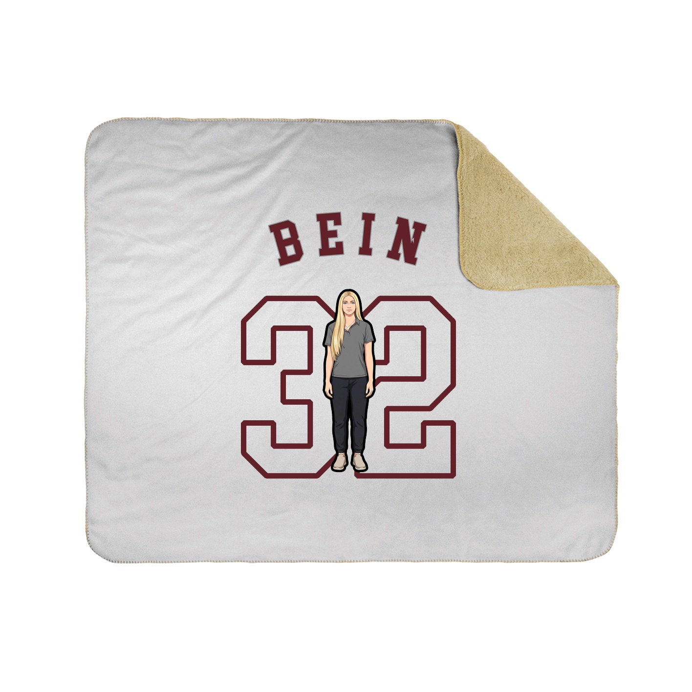 Throw Blanket — Shirsey Arch in White