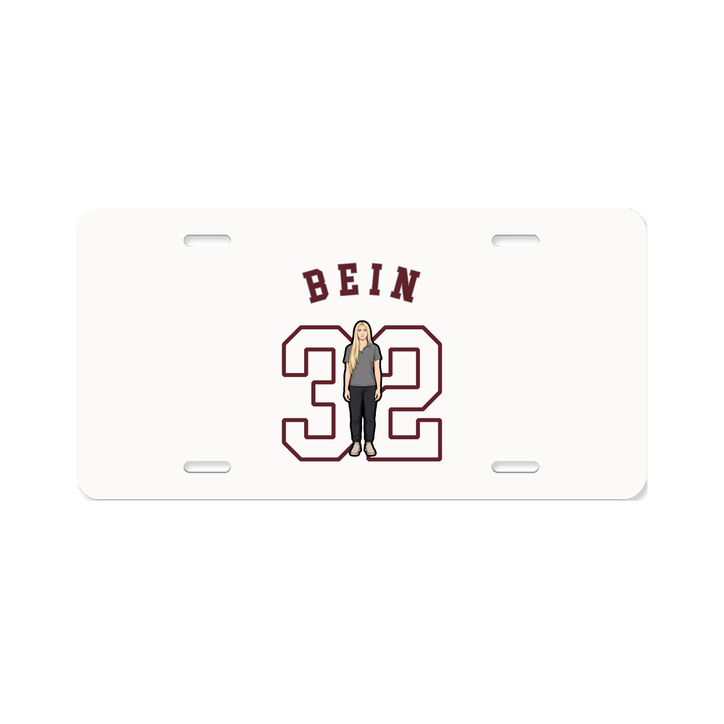 License Plate — Shirsey Arch in Classic