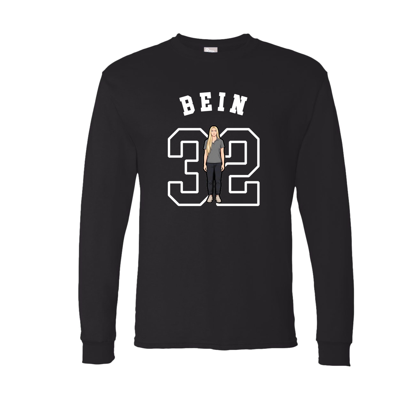 Long Sleeve Tee — Shirsey Arch in Black