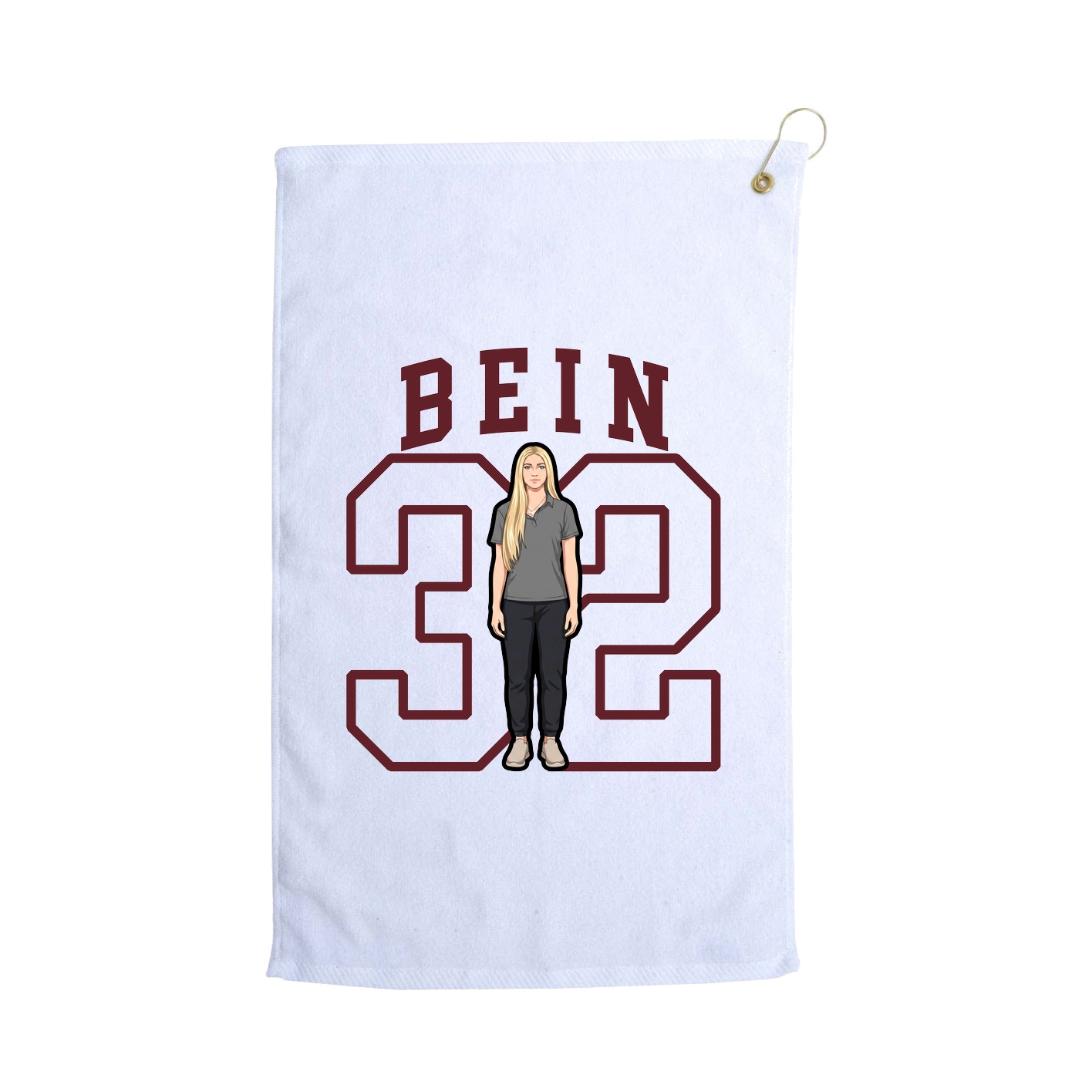 Golf Towel — Shirsey in White