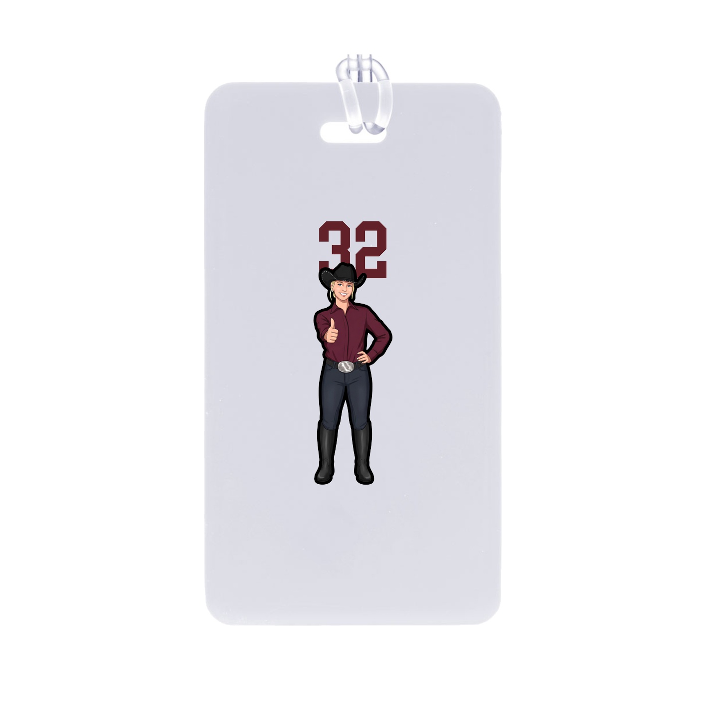 Bag Tag — Number Top in Classic