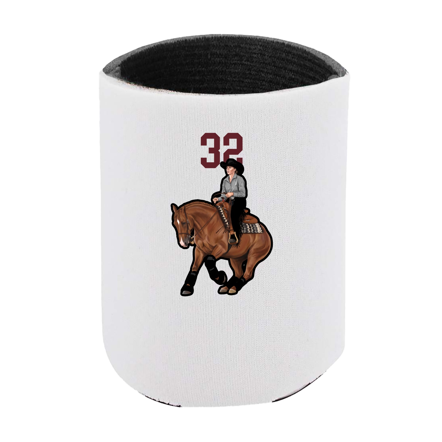 Can Holder — Number Top in White