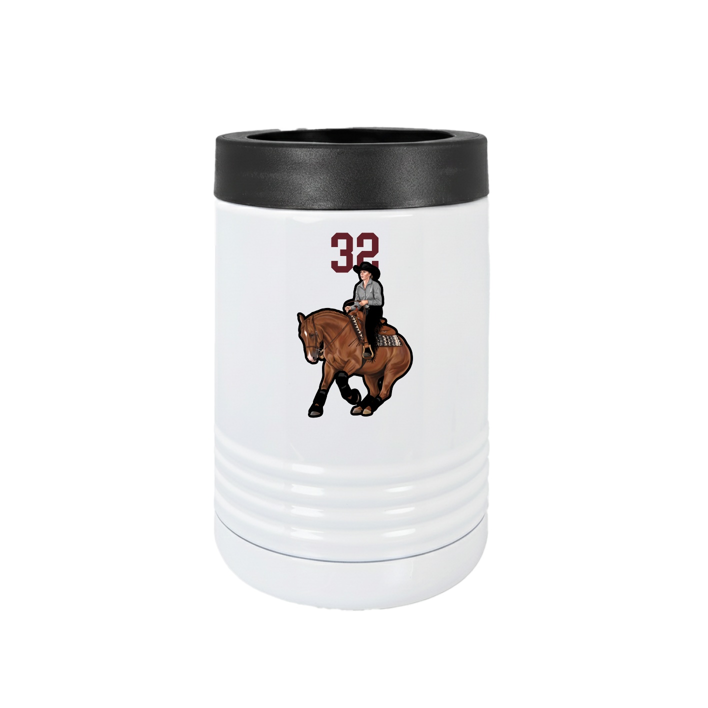 Beverage Holder — Number Top in White
