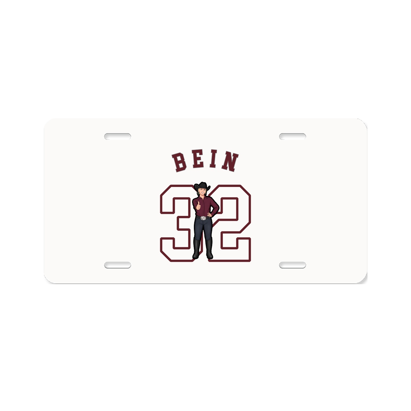 License Plate — Shirsey Arch in Classic