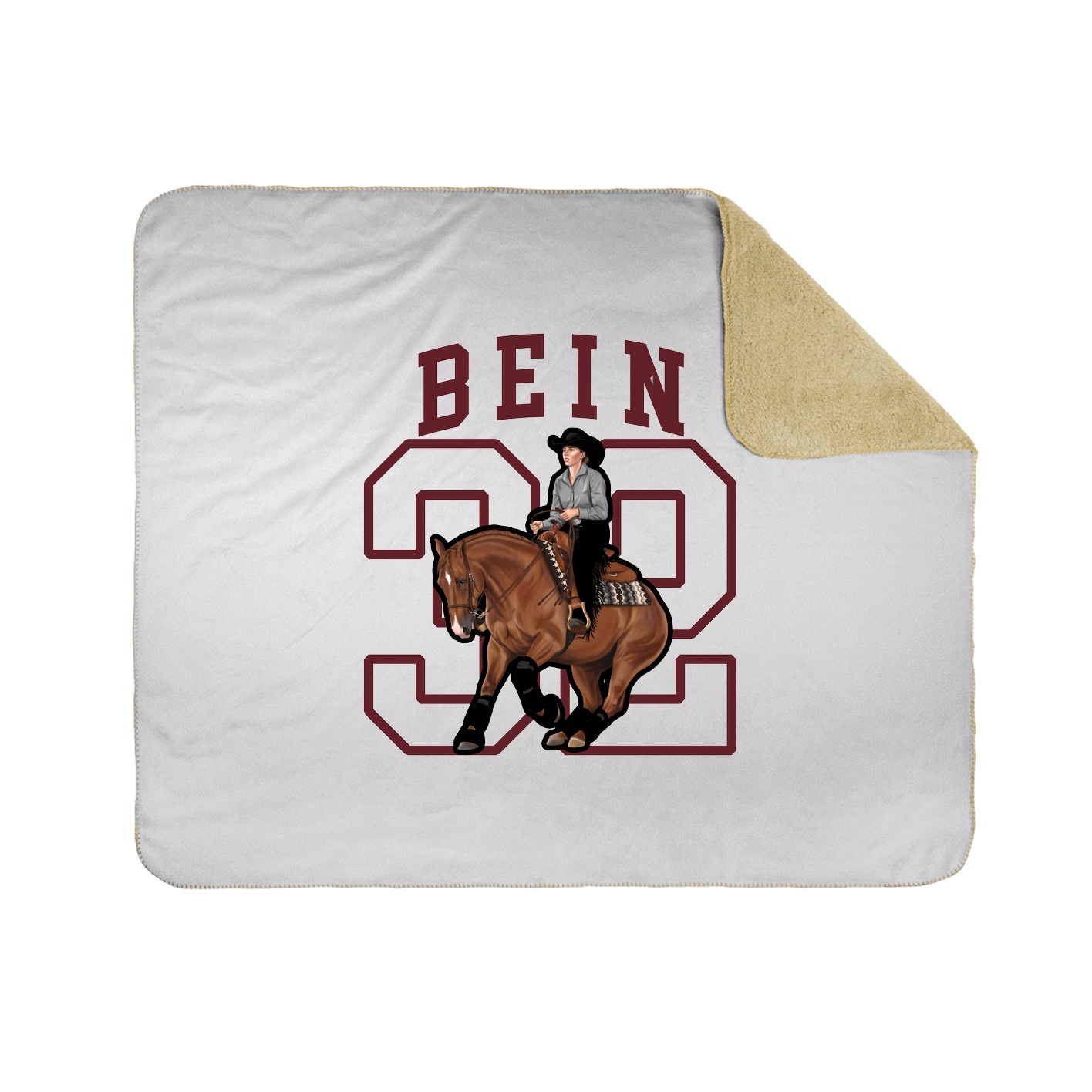 50x60 Sherpa Lined Throw Blanket