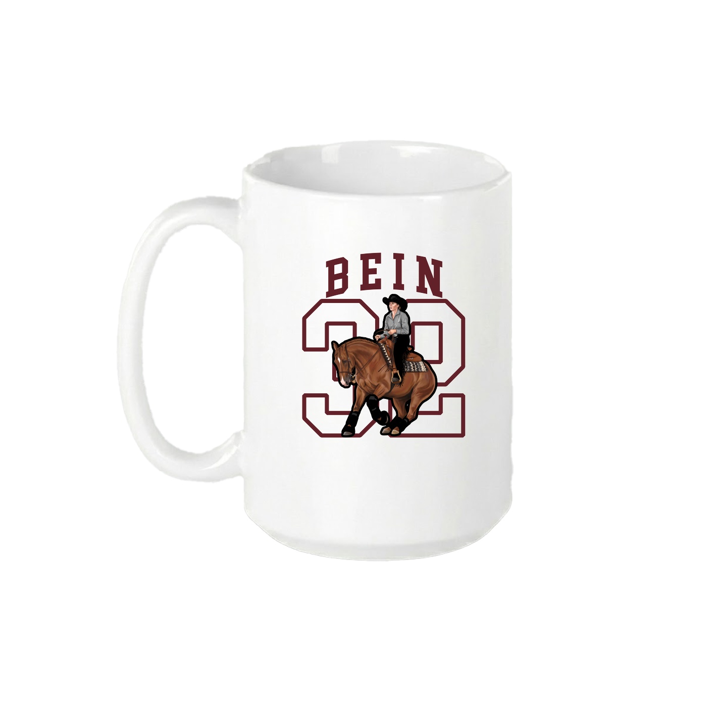 15oz Coffee Mug — Shirsey in White