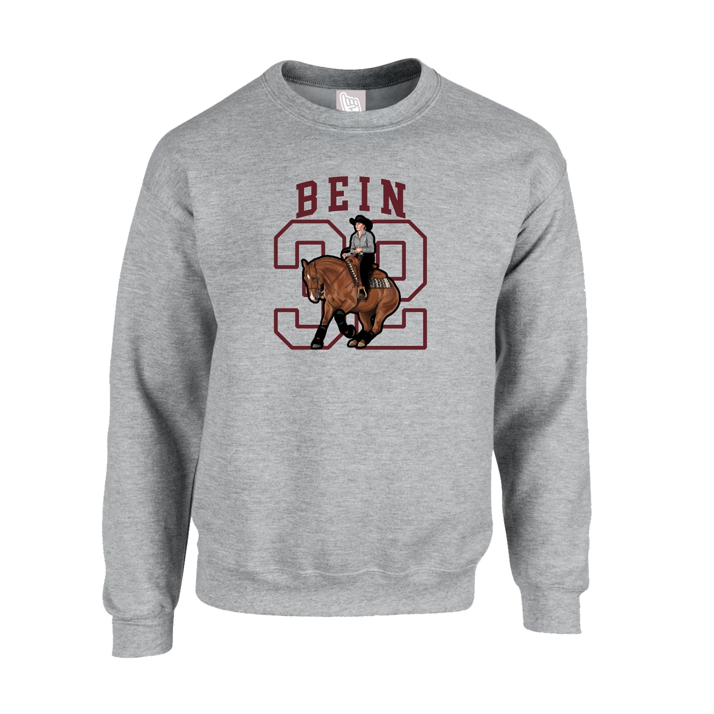 Fleece Crew — Shirsey in Grey