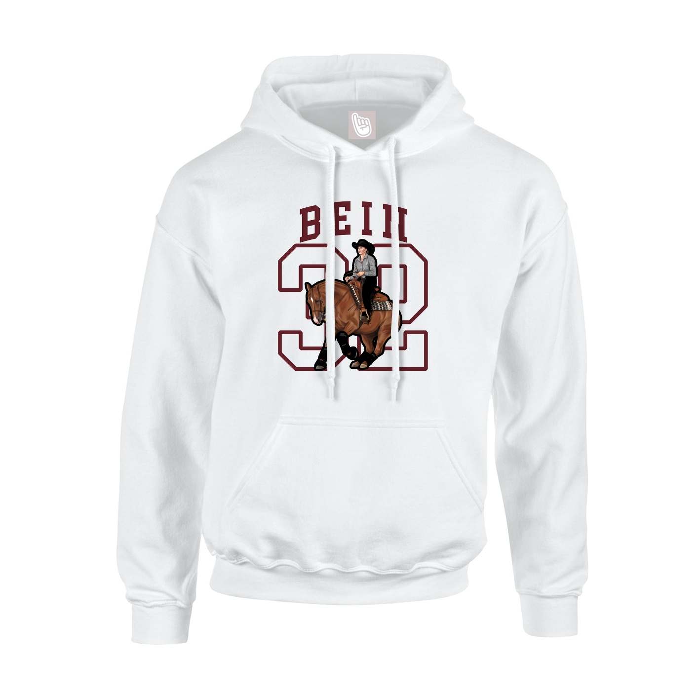 Youth Hoodie — Shirsey in White