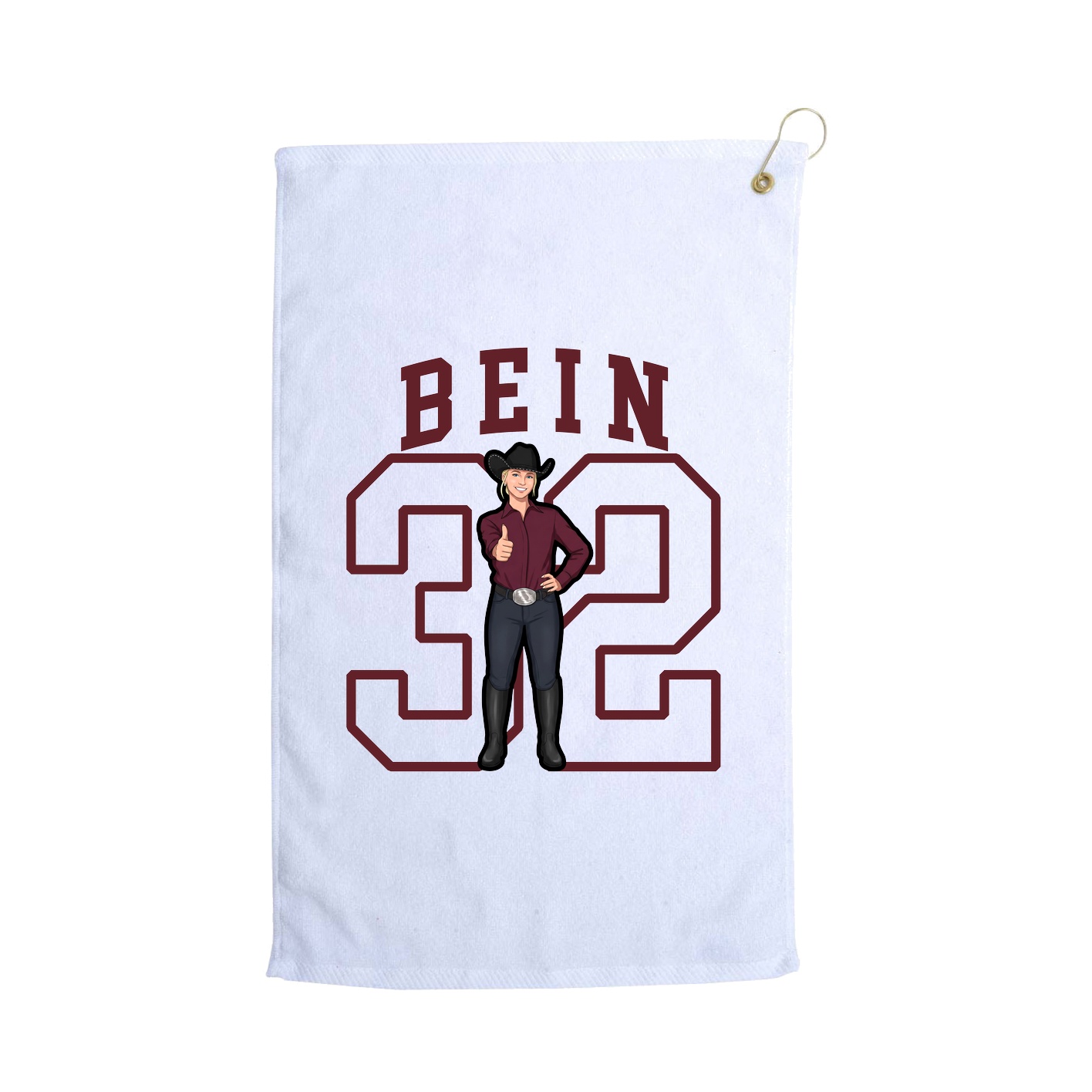 Golf Towel — Shirsey in White