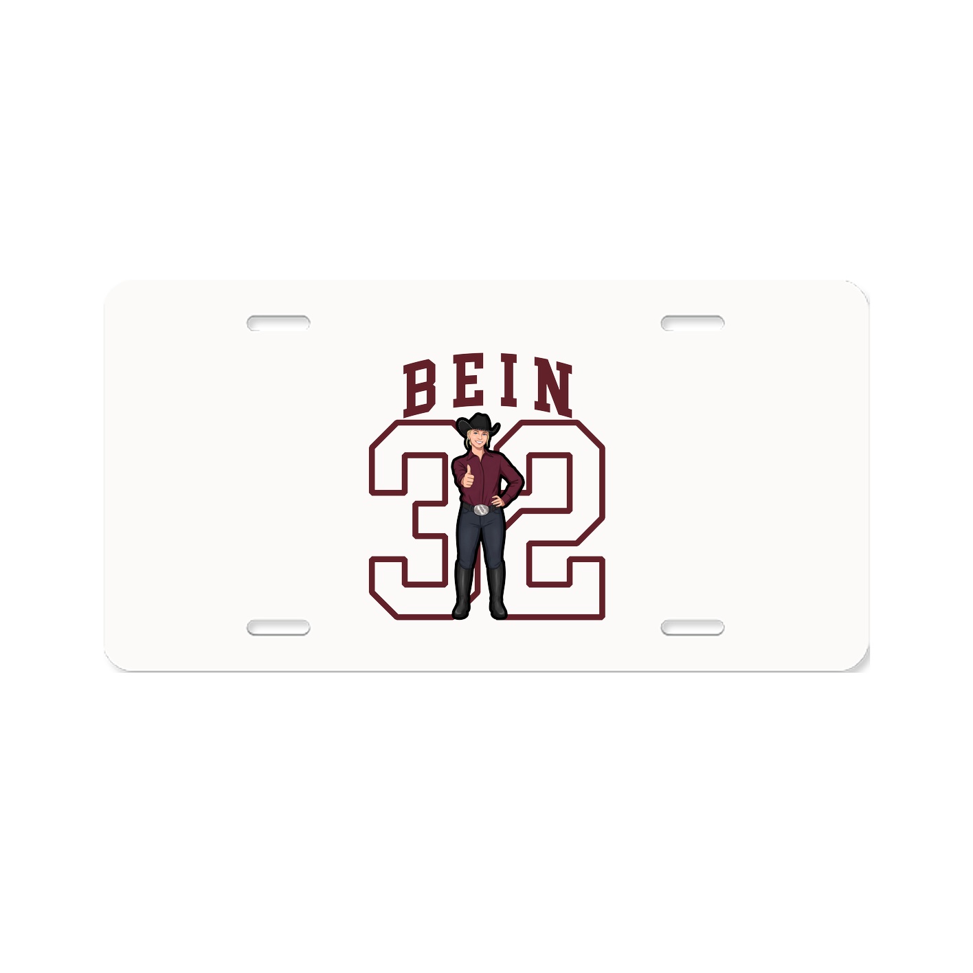 Aluminum License Plate