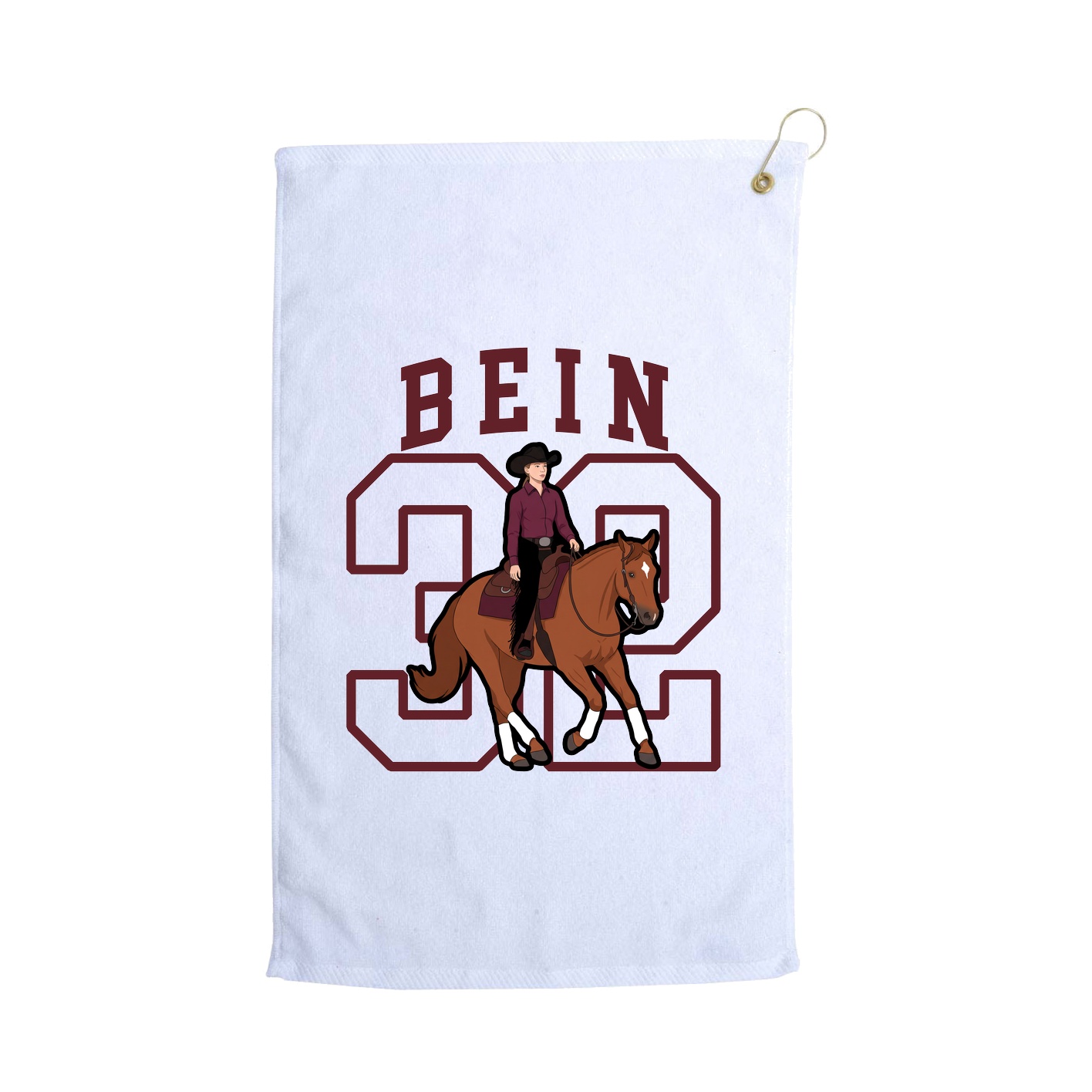 Golf Towel — Shirsey in White