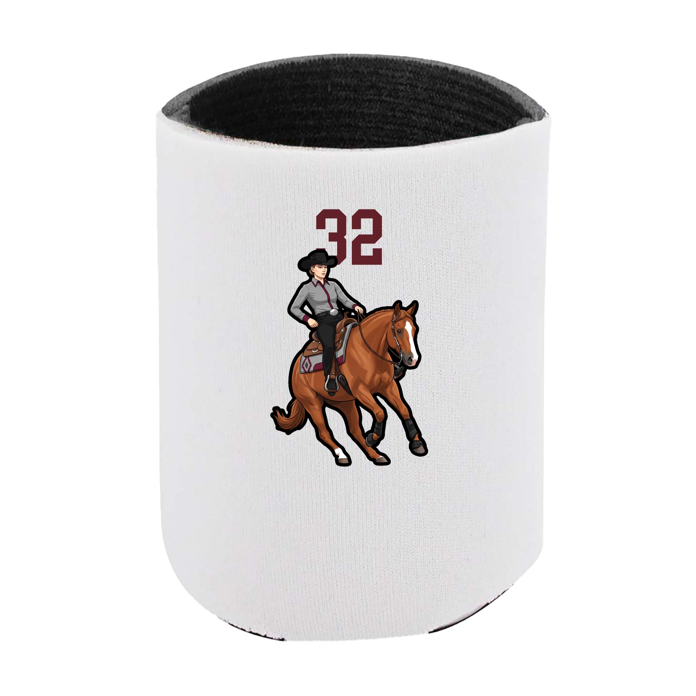Can Holder — Number Top in White