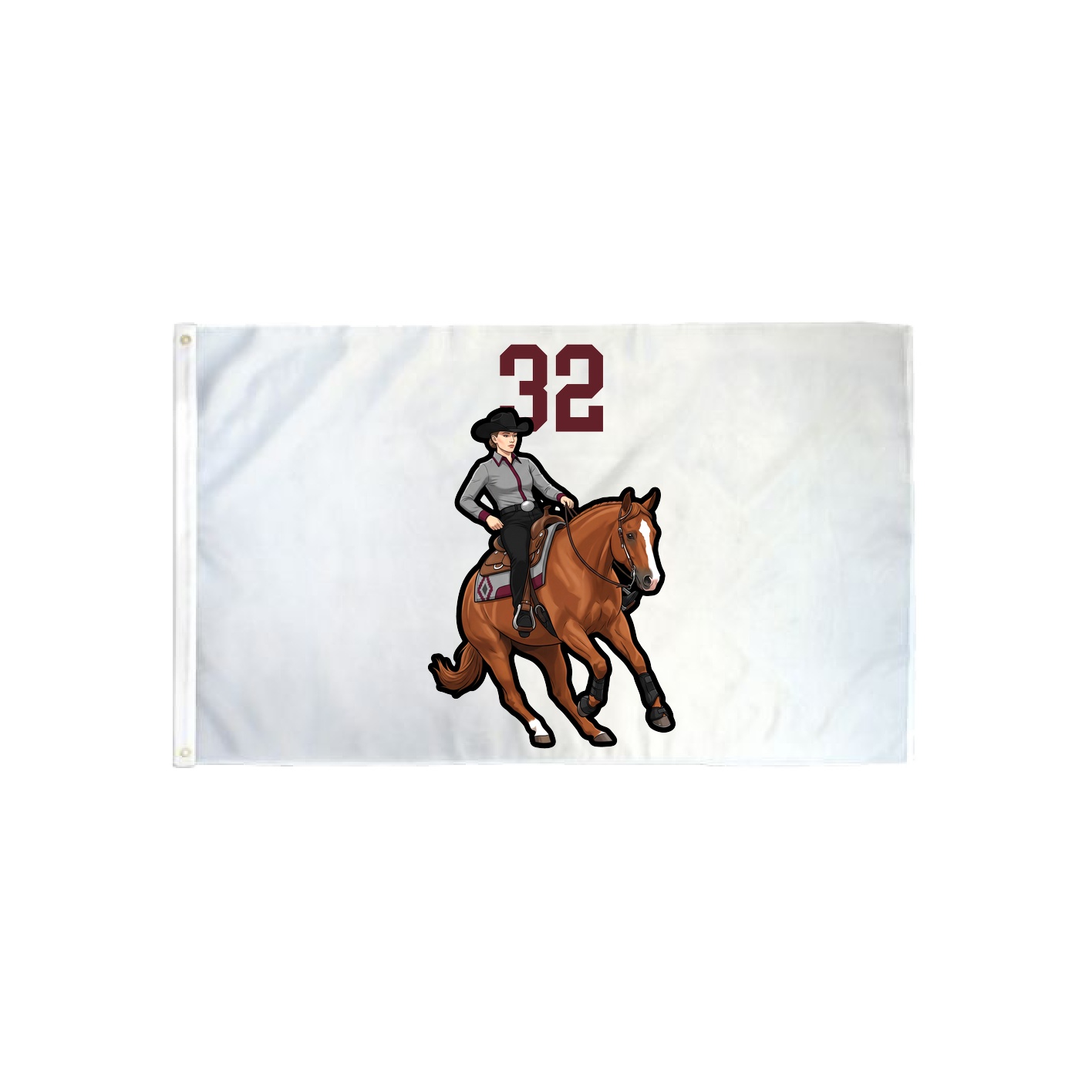 3x5 Flag — Number Top in Classic