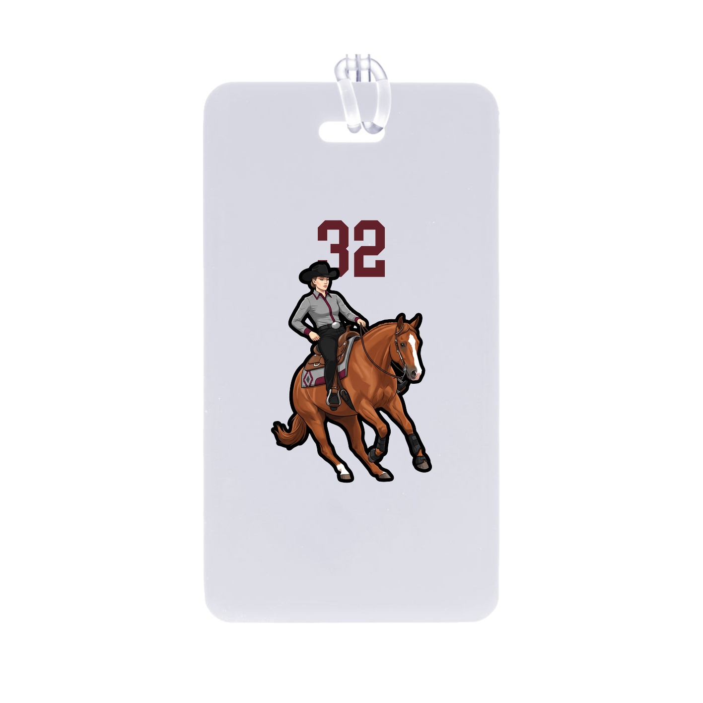 Bag Tag — Number Top in Classic