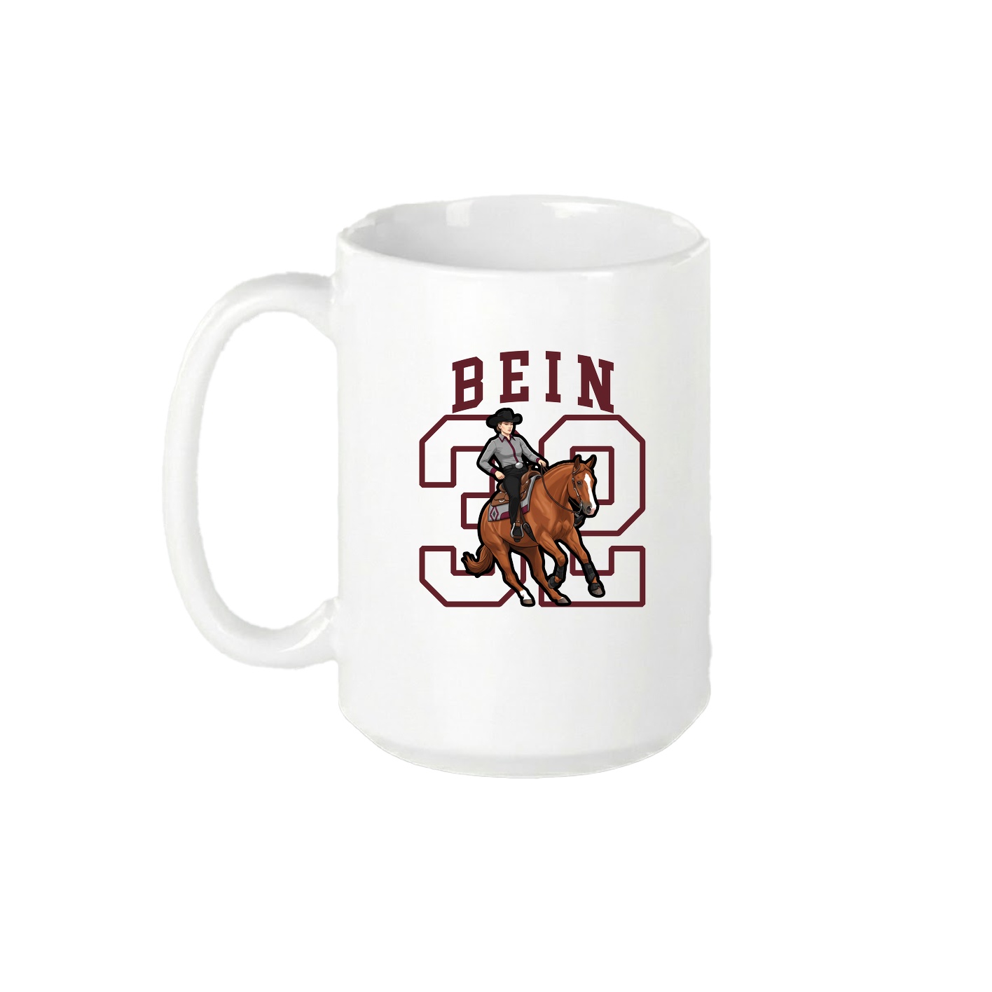 15oz Coffee Mug — Shirsey in White