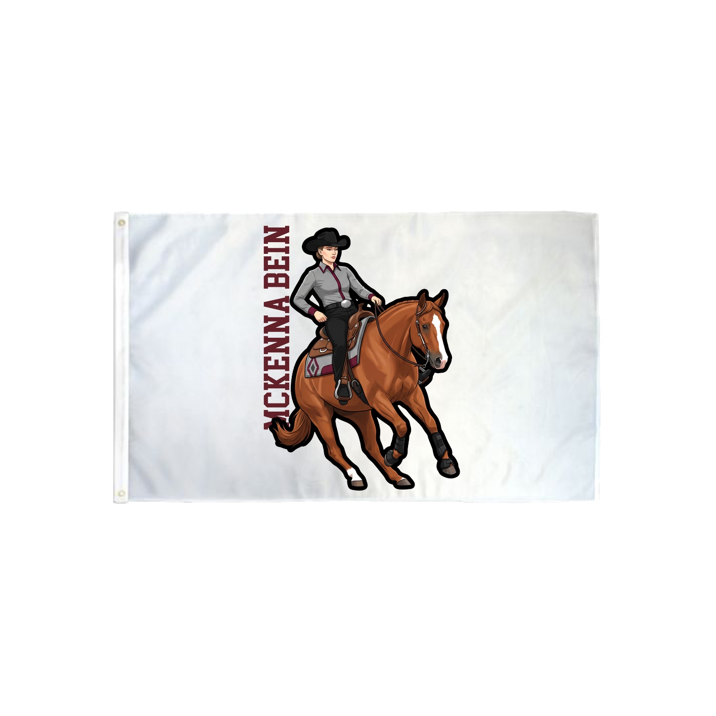 3x5 Flag — Name Vertical in Classic
