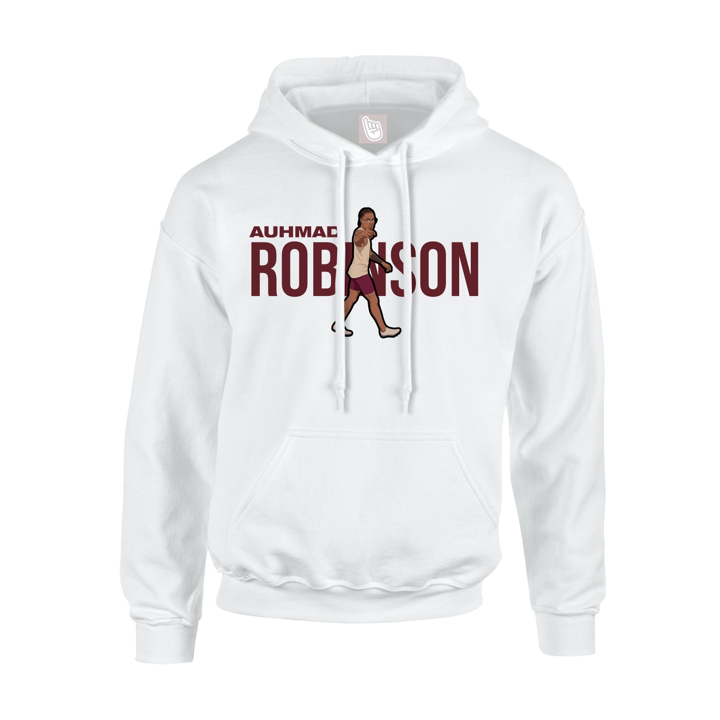 Hoodie — Player Name in White