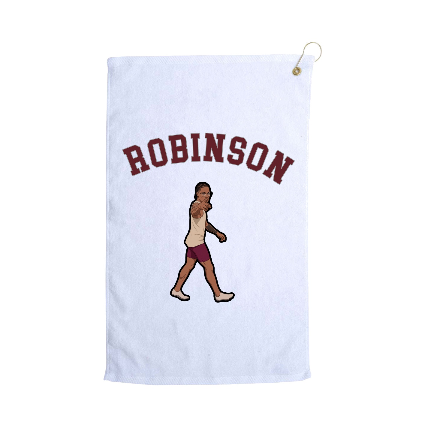 Golf Towel — Shirsey Arch in White