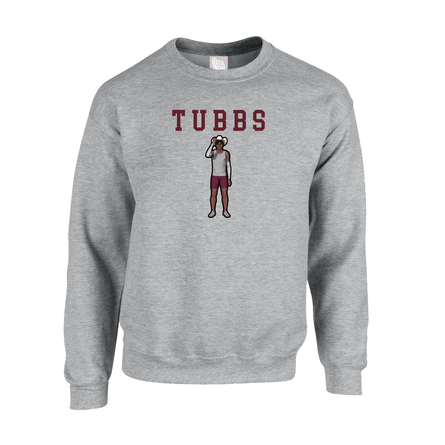 Fleece Crew — Shirsey in Grey