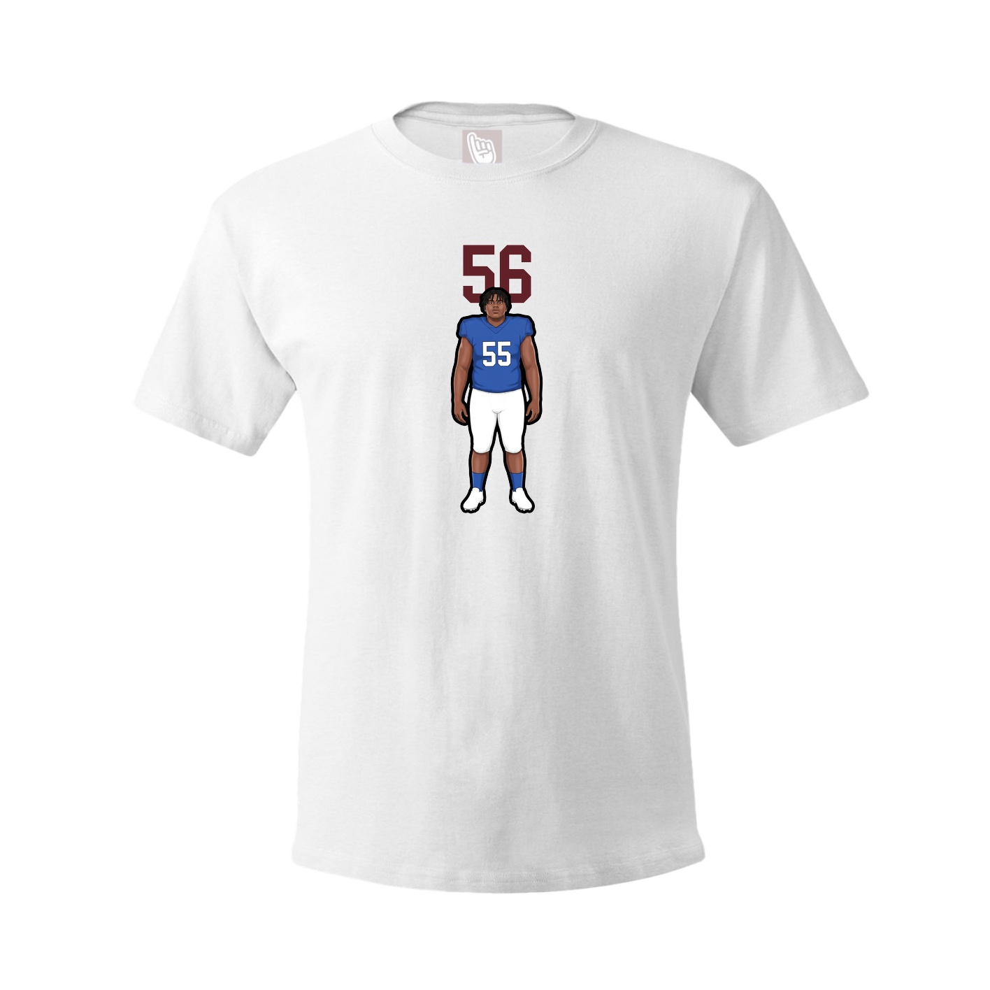 Tee — Number Top in White