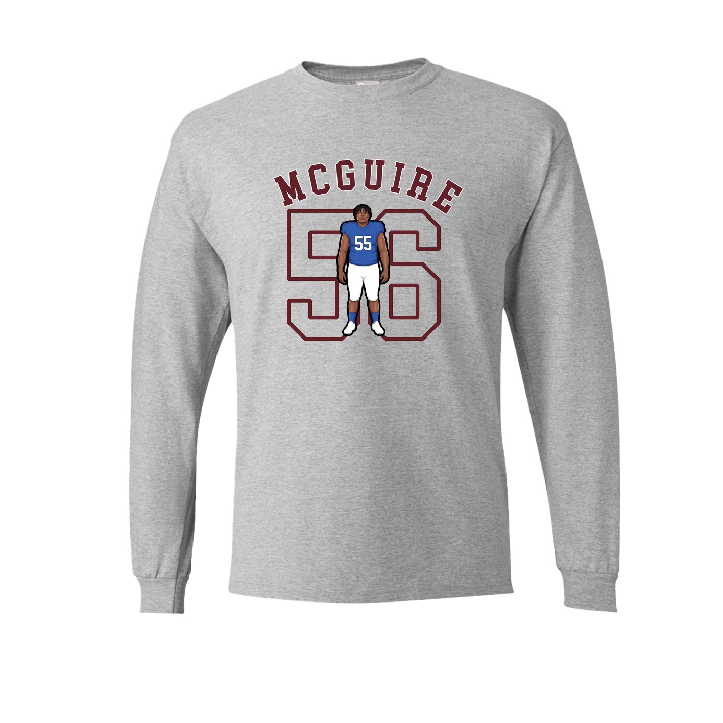 Long Sleeve Tee — Shirsey Arch in Grey