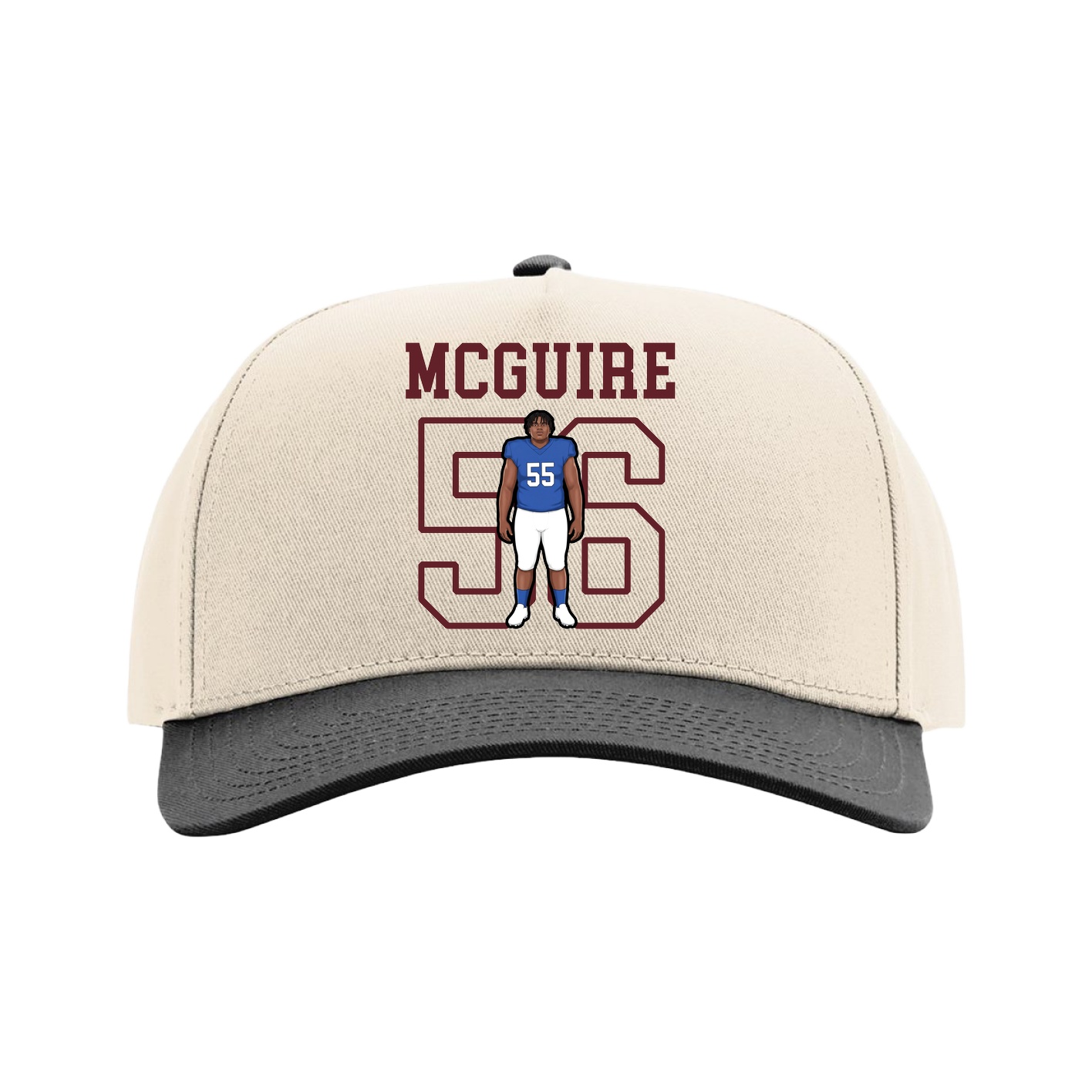 Full Fabric Five-Panel Champ Cap